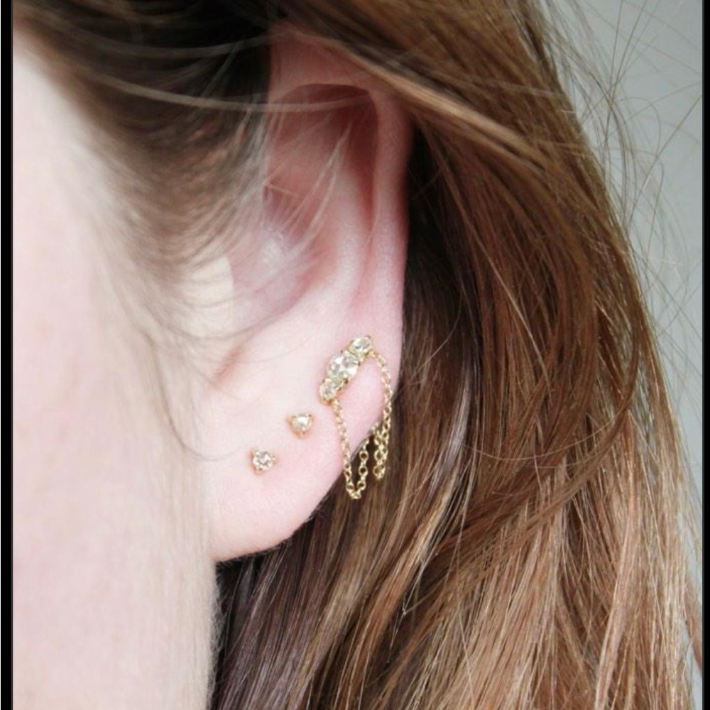 ISO Catbird Sleeping Beauty Chandelier Earrings (Gold)